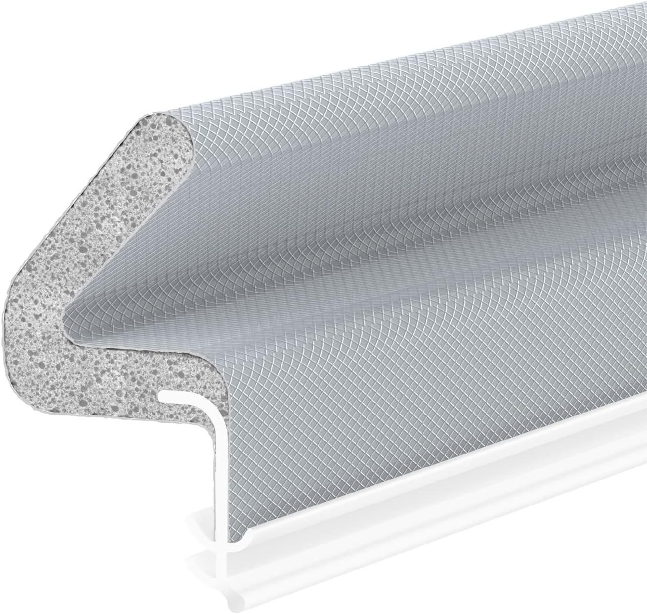 21 Ft Foam Kerf Weather Stripping 3 PCS x 86 Inch "Q" Foam VShaped