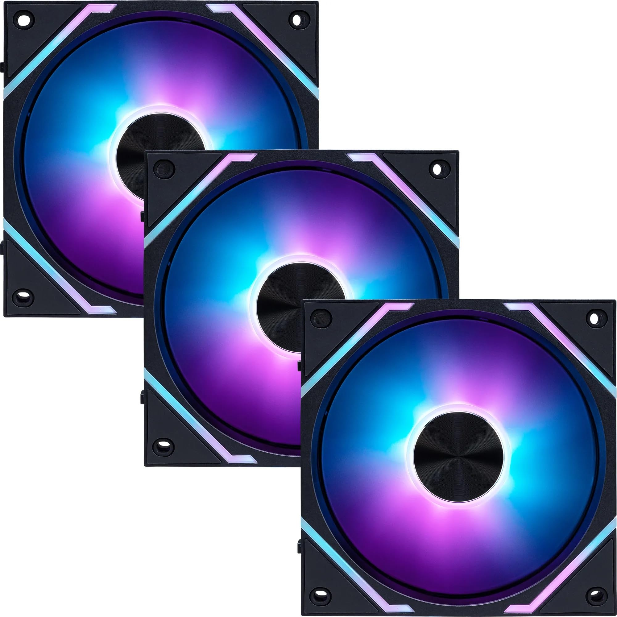 MSI MPG EZ120 ARGB Fan - 120 mm ARGB Fan, Fluid Dynamic Bearing with Additional Nut Attachment, Mystic Light & Cooling Wizard Support with MSI Motherboards