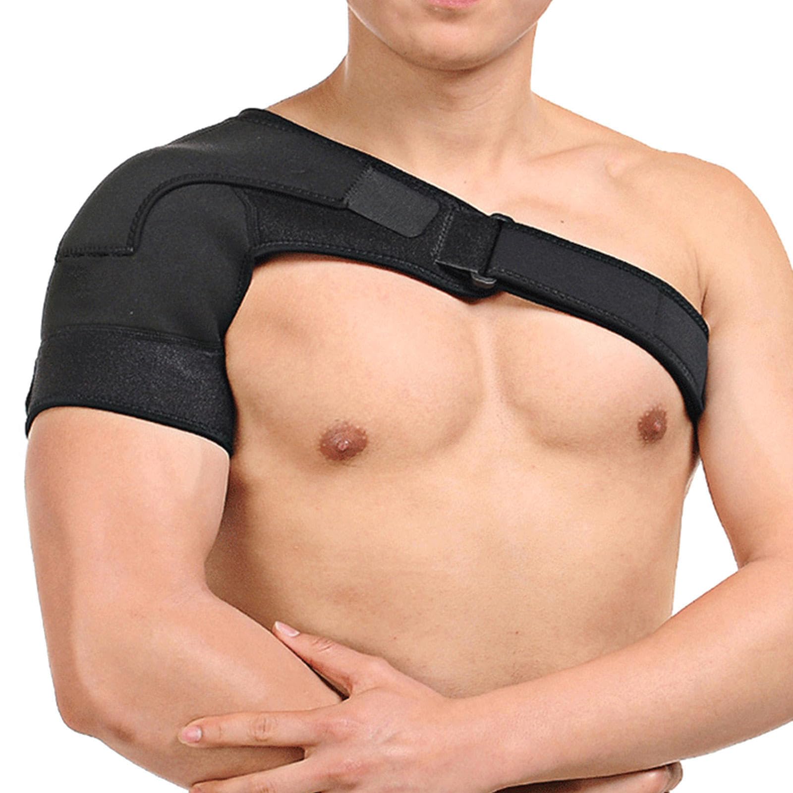 Supporto Tutore Spalla Regolabile, Tutore Supporto Spalla in Neoprene Traspirante Cuffia Dei Rotatori Strappata, Supporto Lo Sport, Articolazione Ac Lussata, Lacerazione Labbro