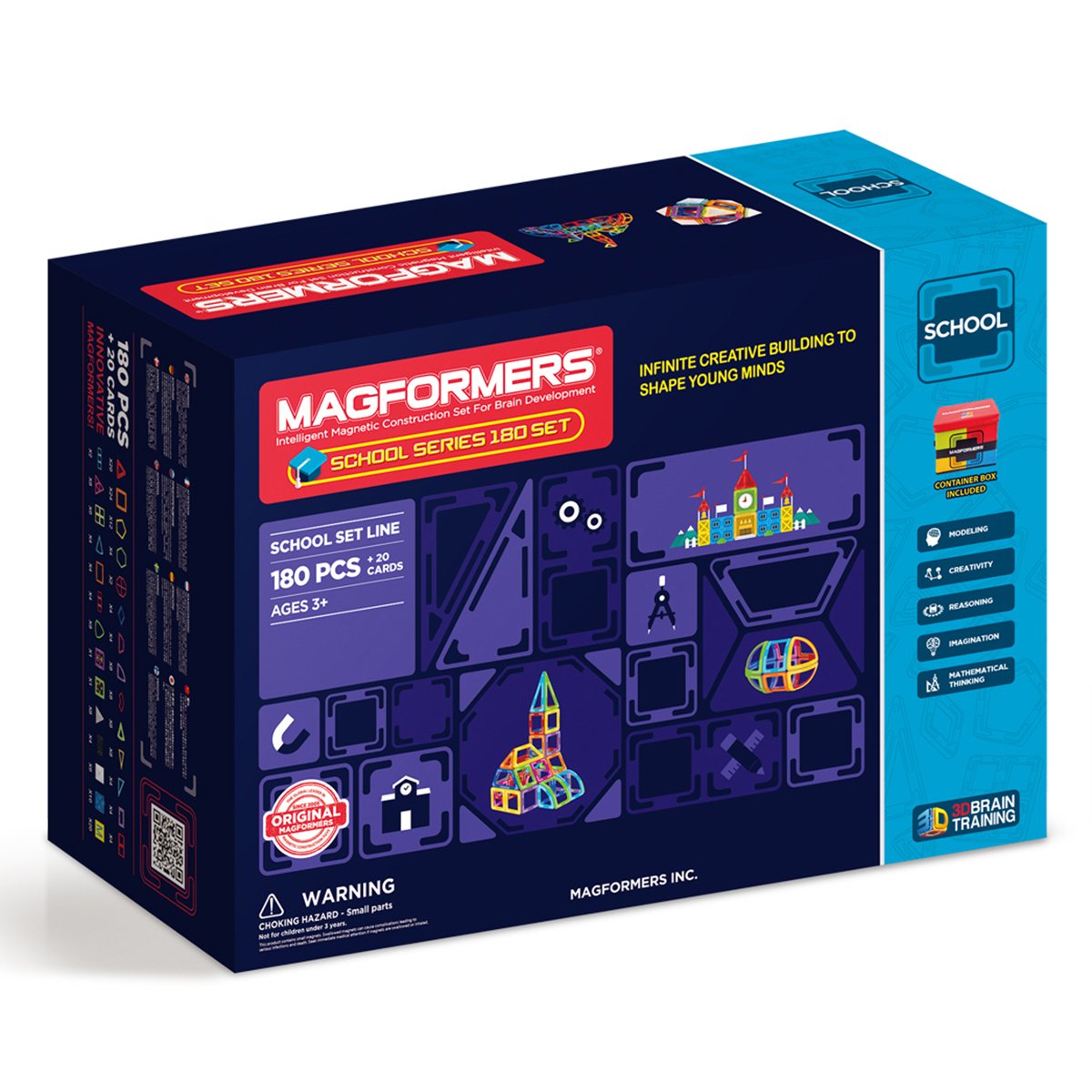 【新品・未使用】マグ・フォーマー プレスクールセット 180ピース 体験から納得し着実な学びに 教材シリーズ  ボーネルンド Amazon.co.jp: MAGFORMERS プレスクールセット180ピースMF712004J