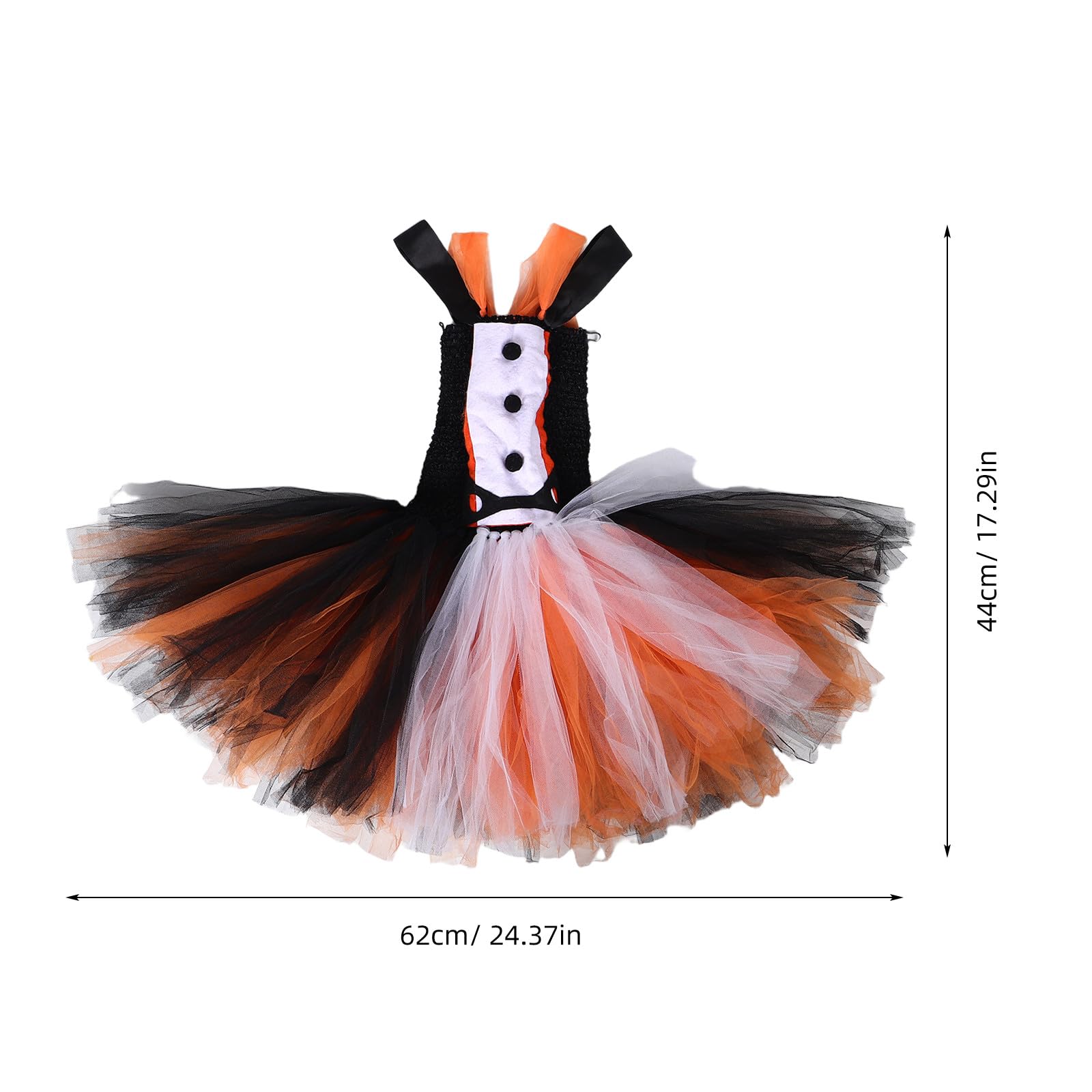Healvian 1 zestaw kostiumu pingwina cosplay: Halloweenowa sukienka tutu z pingwinem, opaska na głowę, muszka, przebranie zwierząt, strój na Halloween, Boże Narodzenie, urodziny, artykuły na imprezę