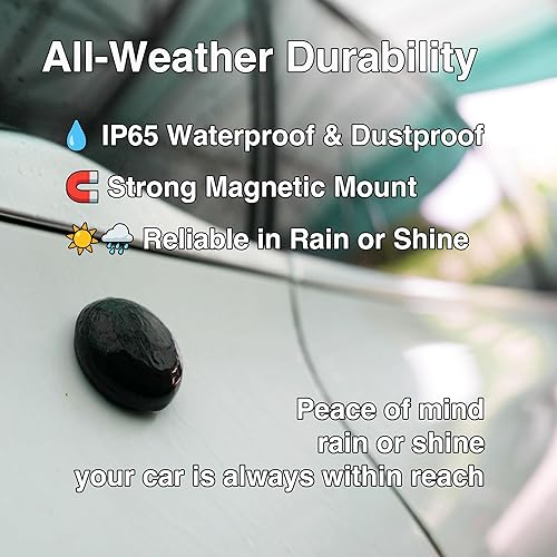Miniatura 5 de Mini rastreador GPS para vehículos funciona con Apple Find My, sin tarifa mensual, dispositivo magnético oculto para rastreo de ubicación de