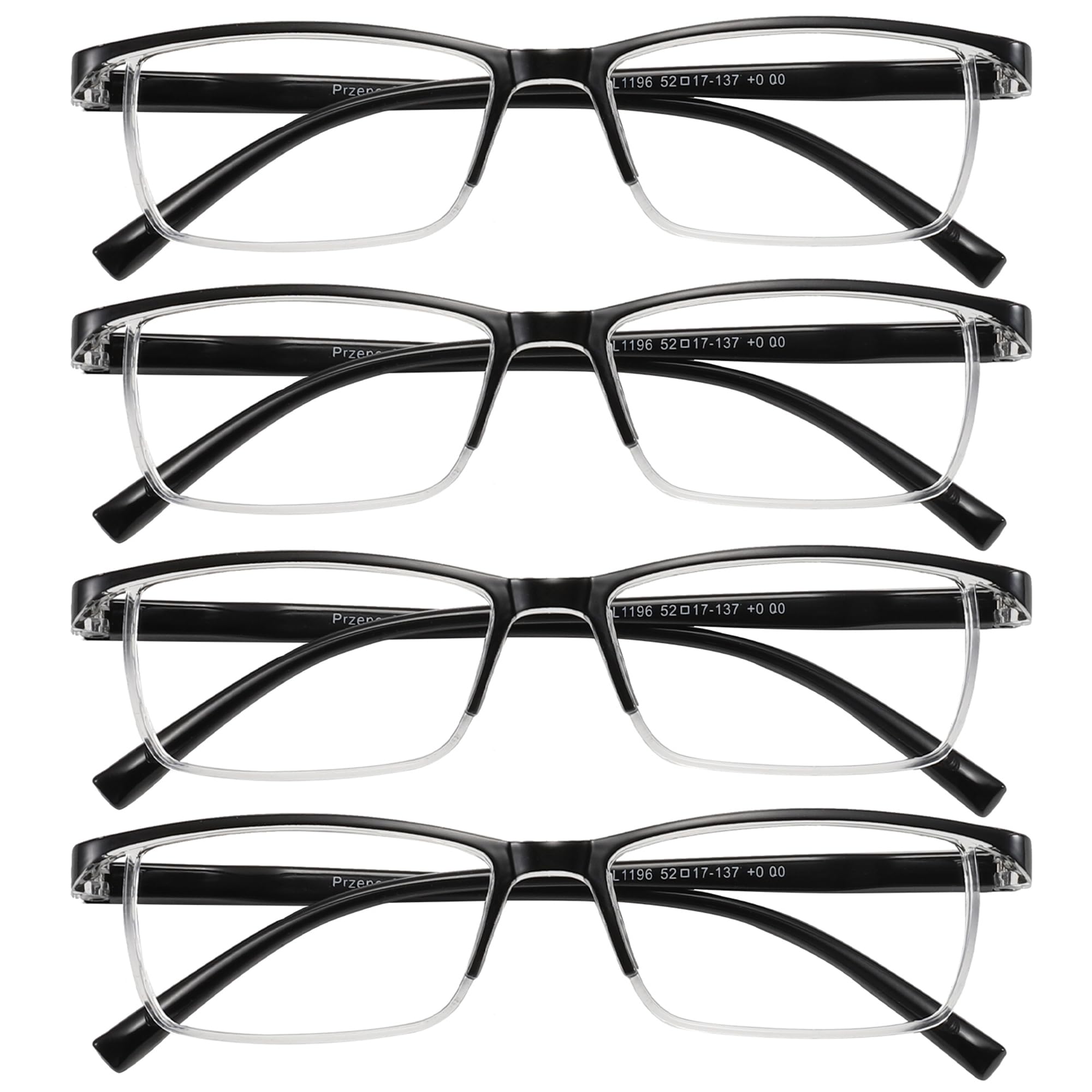 Przene Reading Glasses for Men Women Blue Light Blocking Readers