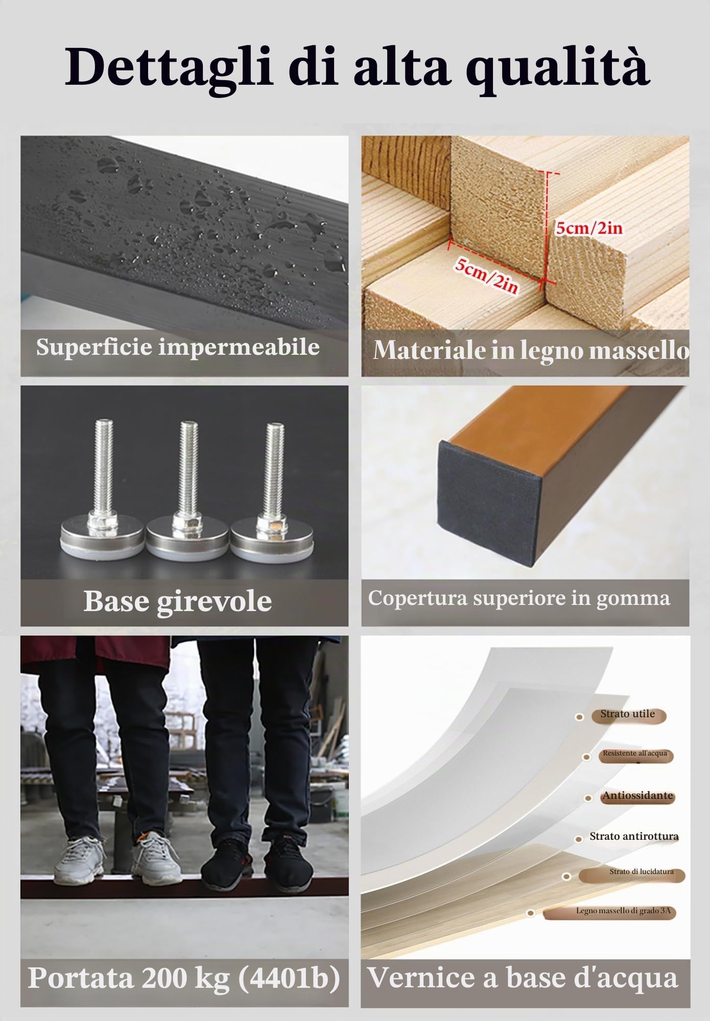 Cloison de séparation de pièce en bois du sol au plafond, 8 panneaux pour intimité, largeur réglable de 80 à 120 cm, séparateur d'espace Slish pour la maison et le bureau