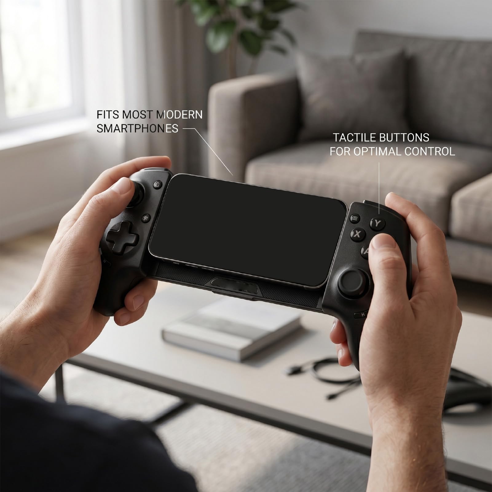 Kelawoly Controller Mobile Bluetooth con Joystick a Effetto Hall e Doppi