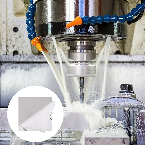 Miniatura 20 de 6061 T651 - Placa de metal rectangular de 12 x 12 x 1/8 (0.125 pulgadas) de grosor cubierta con película protectora, placa de chapa de aluminio