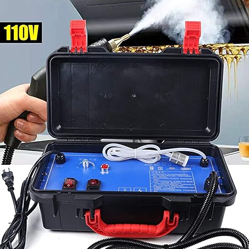 Miniatura 10 de XYEJL Limpiador de vapor multiusos, máquina de limpieza móvil de alta presión a alta temperatura, limpiador de vapor portátil, herramientas de