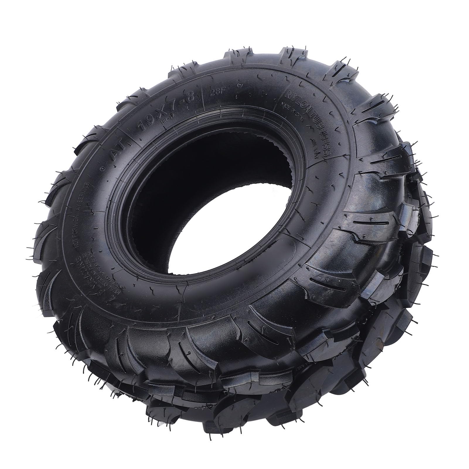 Le Caoutchouc 19x7x8 Tout Le Pneu de Roue de Terrain a augmenté la Traction pour L'AJUST UNIVERSEL de Kart de Chariot de Quadruple