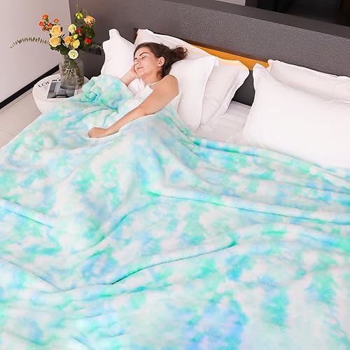 Miniatura 3 de MUGD Mantas suaves mullidas de forro polar para cama individual, manta cálida para cama