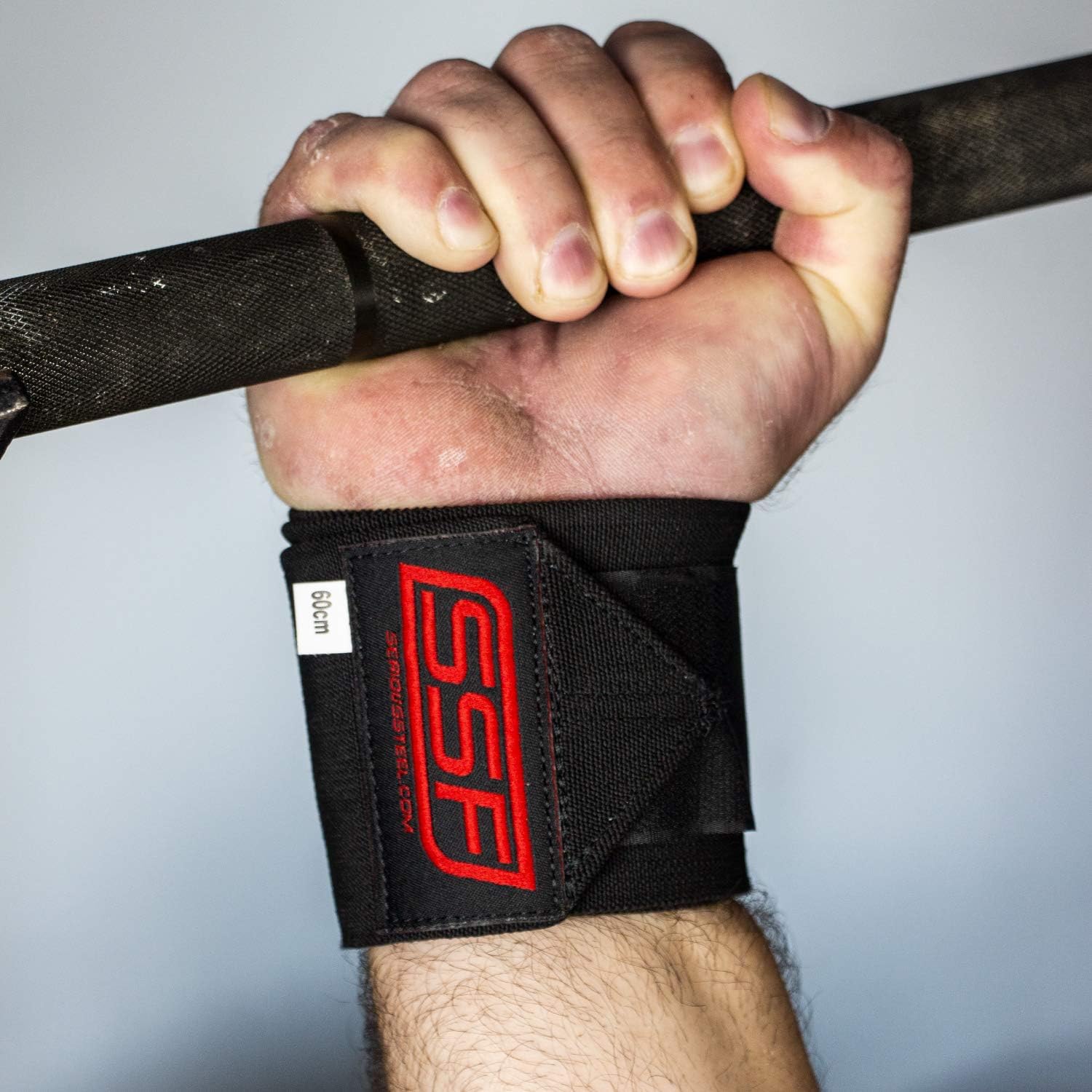 Serious Steel Wrist Wraps | Elite Lifting Wrist Supports | Weightlifting & Powerlifting Wrist Support w/Thumb Loop| Sold as Pair!