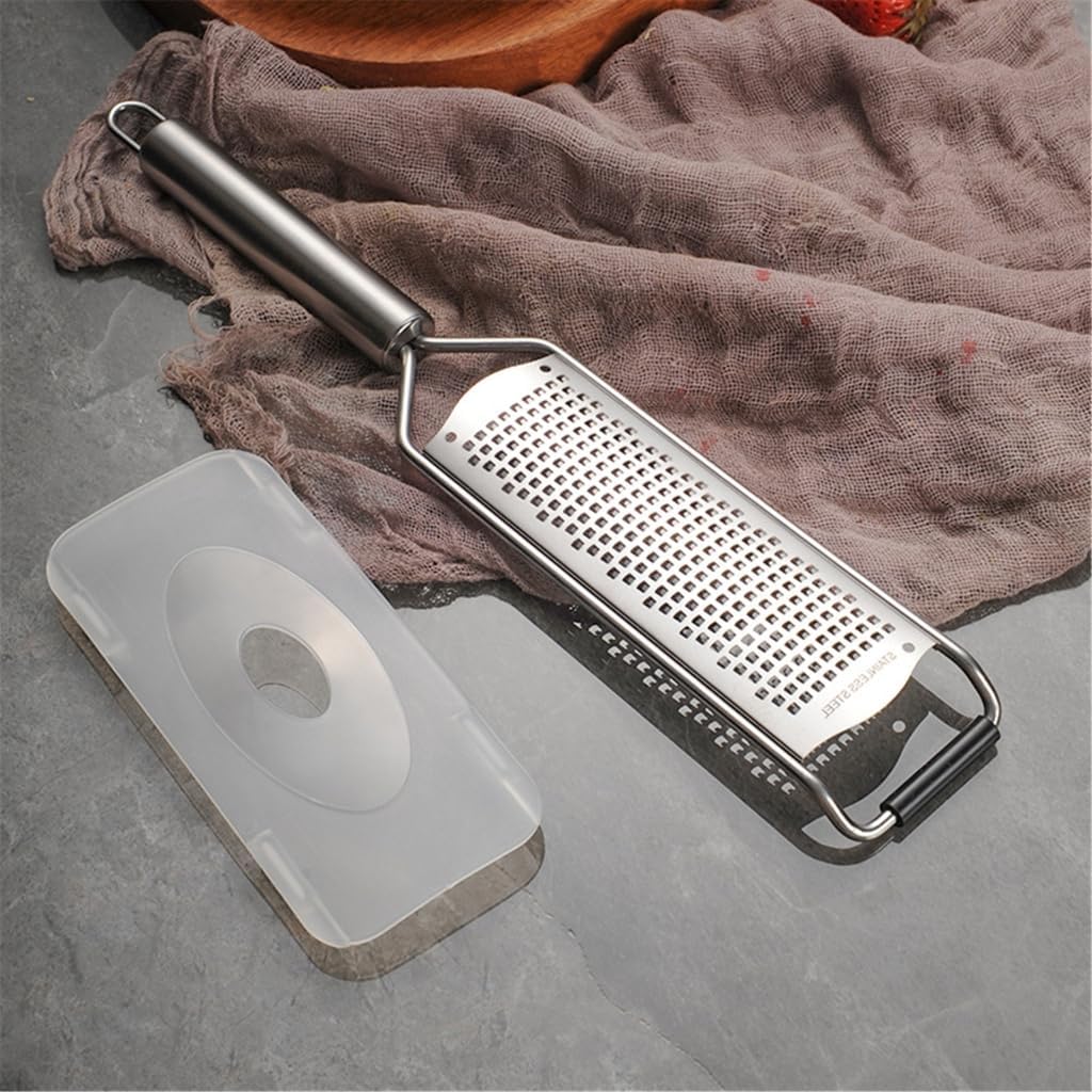 Cheese Grater with Ergonomic Nonslip Handle for Safe Use Kitchen Cabbage Slicer