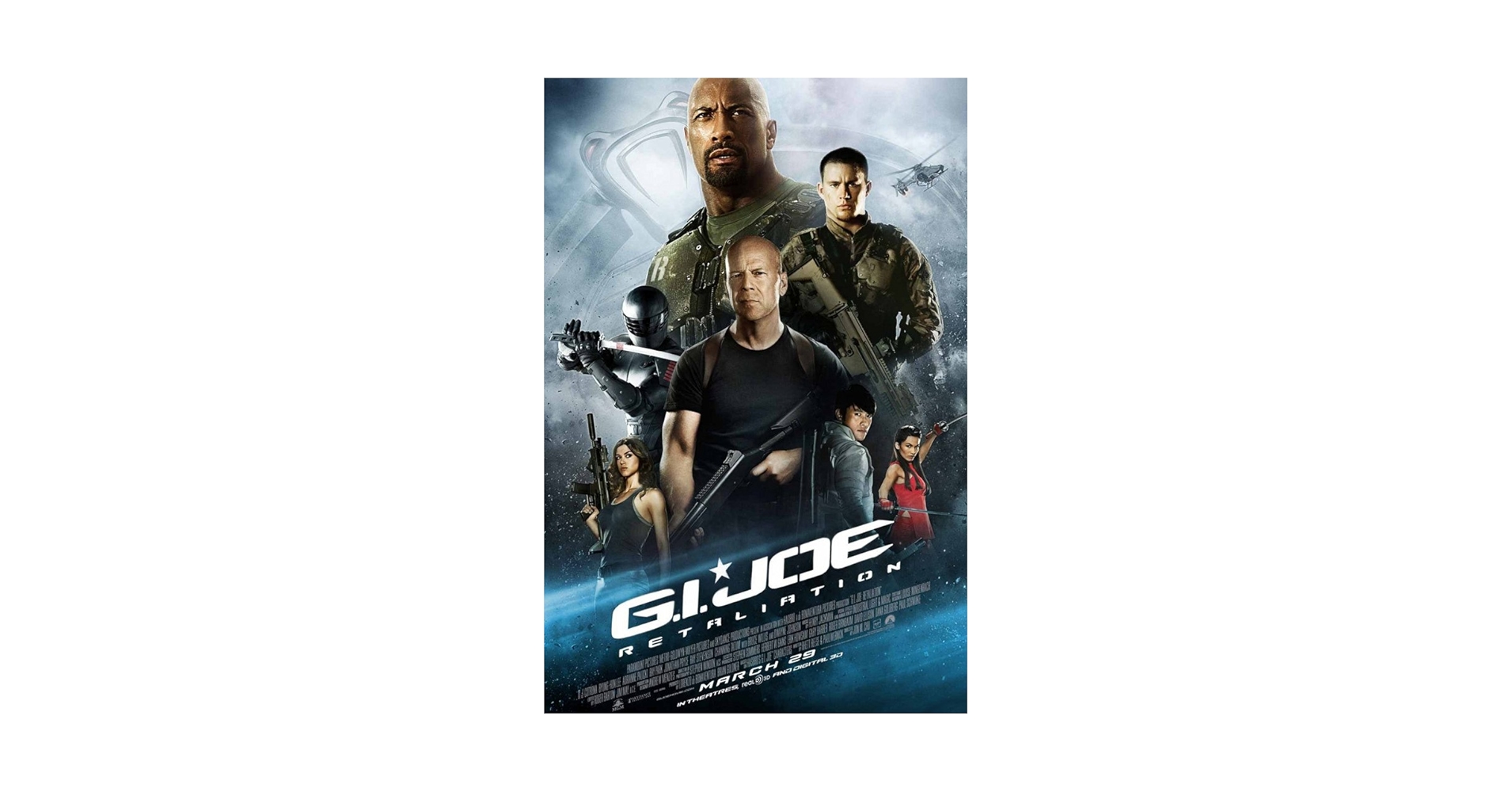 *新品/非売品*GIジョー2 ドウェインジョンソン オリジナル映画ポスター Amazon.com: G.I. JOE RETALIATION 2 MOVIE POSTER 2 Sided