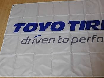 Amazon.co.jp: 「トーヨータイヤ・ロゴ」特大フラッグ・旗バナー