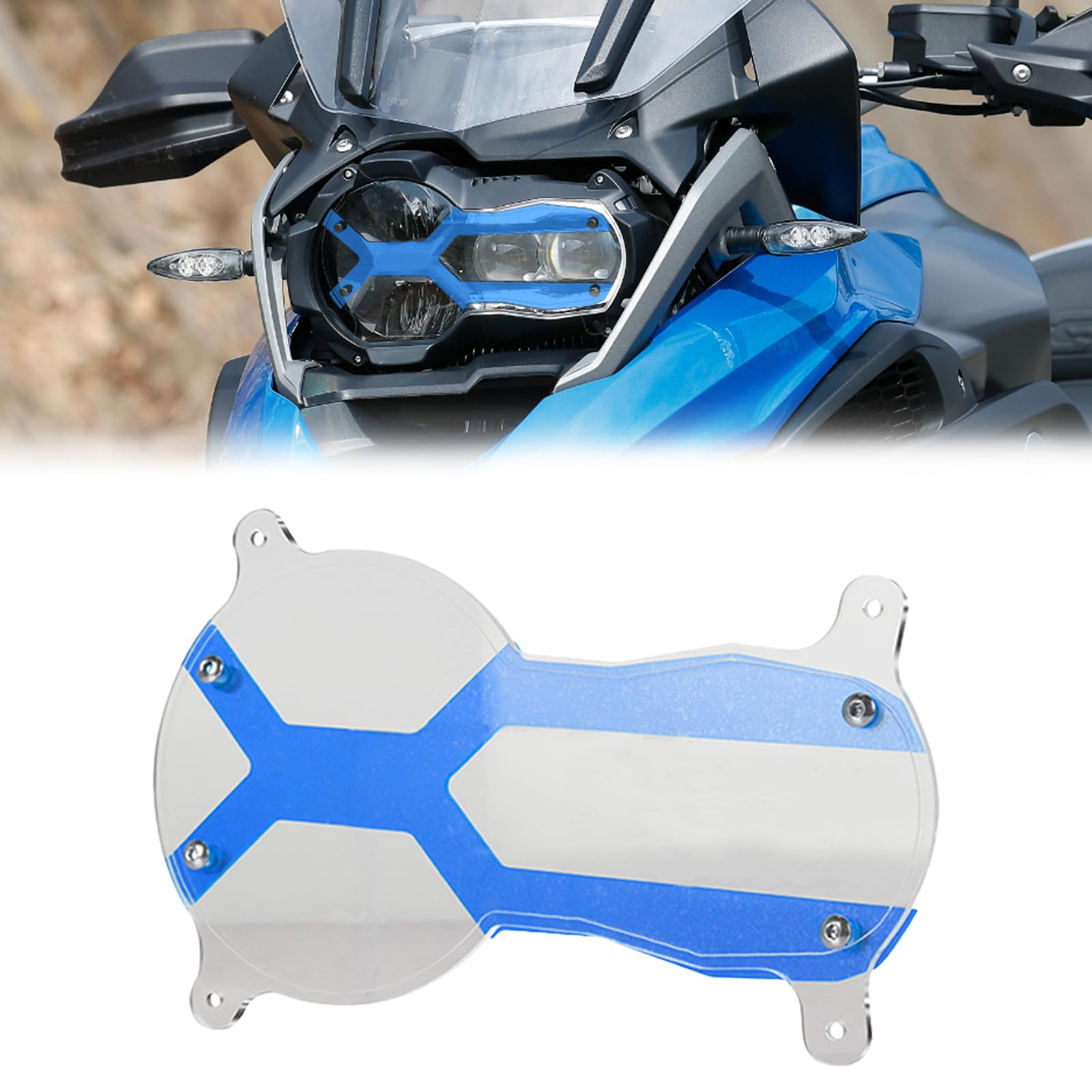 Griglia di Protezione del Faro del Motociclo Per R1250GS R1250GS Adventure 1250GS Rallye R1250GS - Edizione 40 Anni GS R1250GS Adventure - Edizione 40 Anni GS 2021-2023(blu)