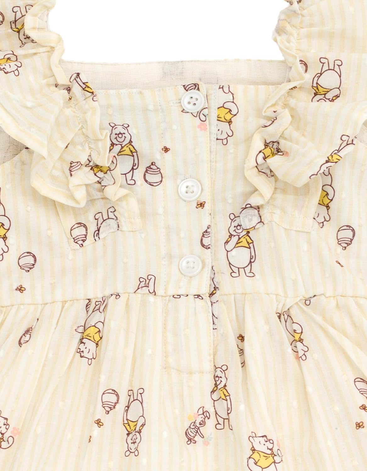 Disney Junior Square Neck Ruffle Dress Infant to Big Kid Sizes (12 Months - 10-12)