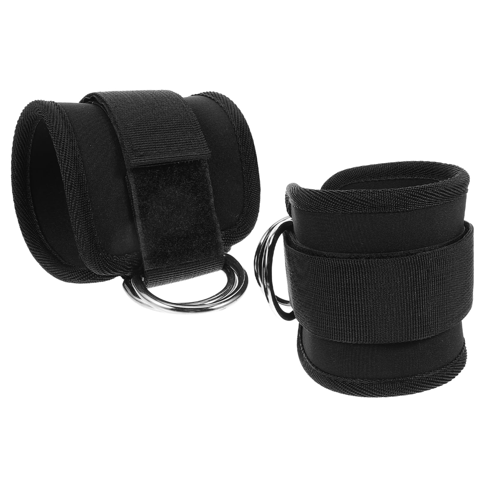 Supvox Kabelrollen Knöchel Schwarze Kickback Knöchelriemen Nylon Metall Knöchelriemen Für Kabelmaschinen Pp