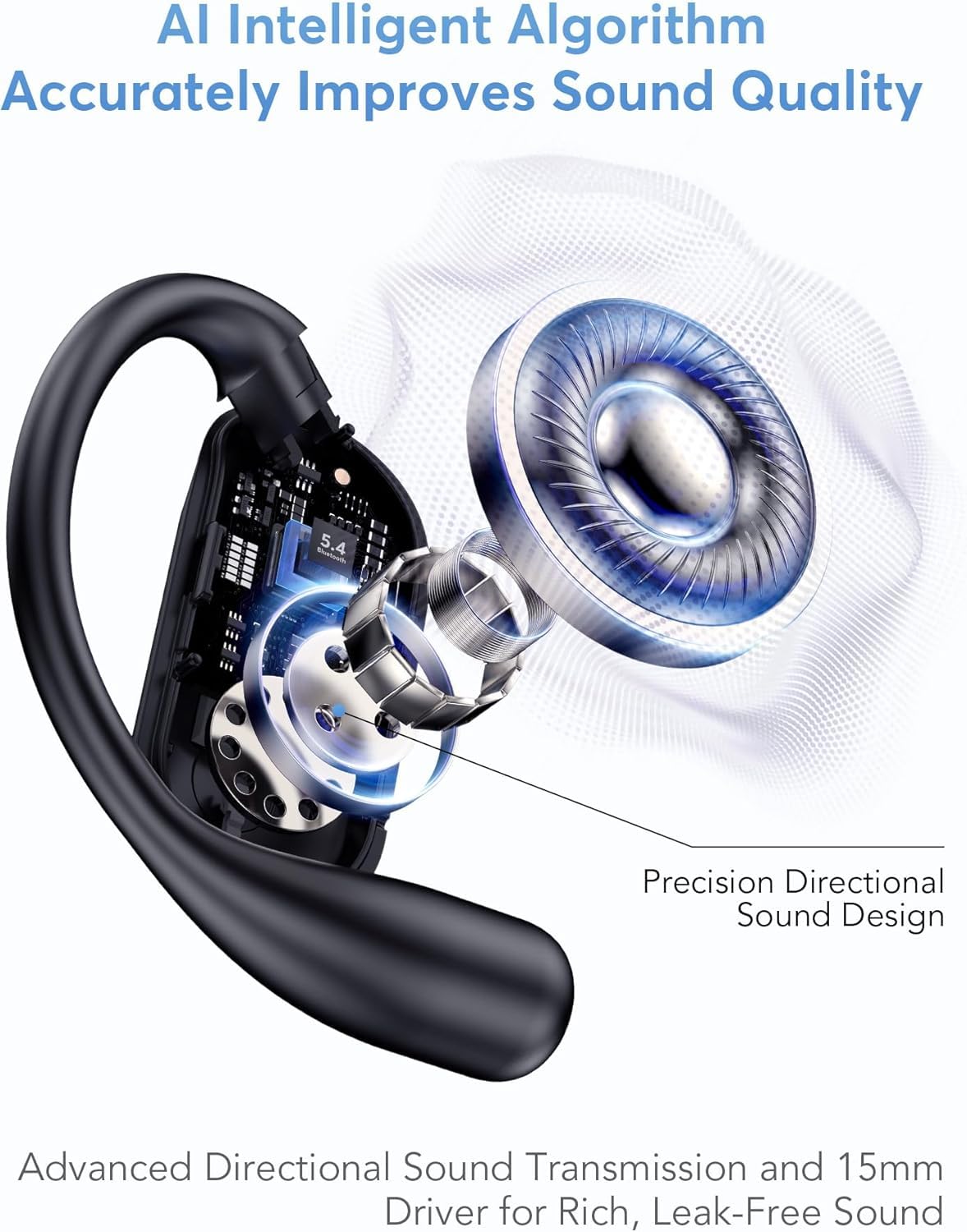 Progear 15mm Driver Earbuds Buy BoAt Airdopes Progear Open-Ear Ear