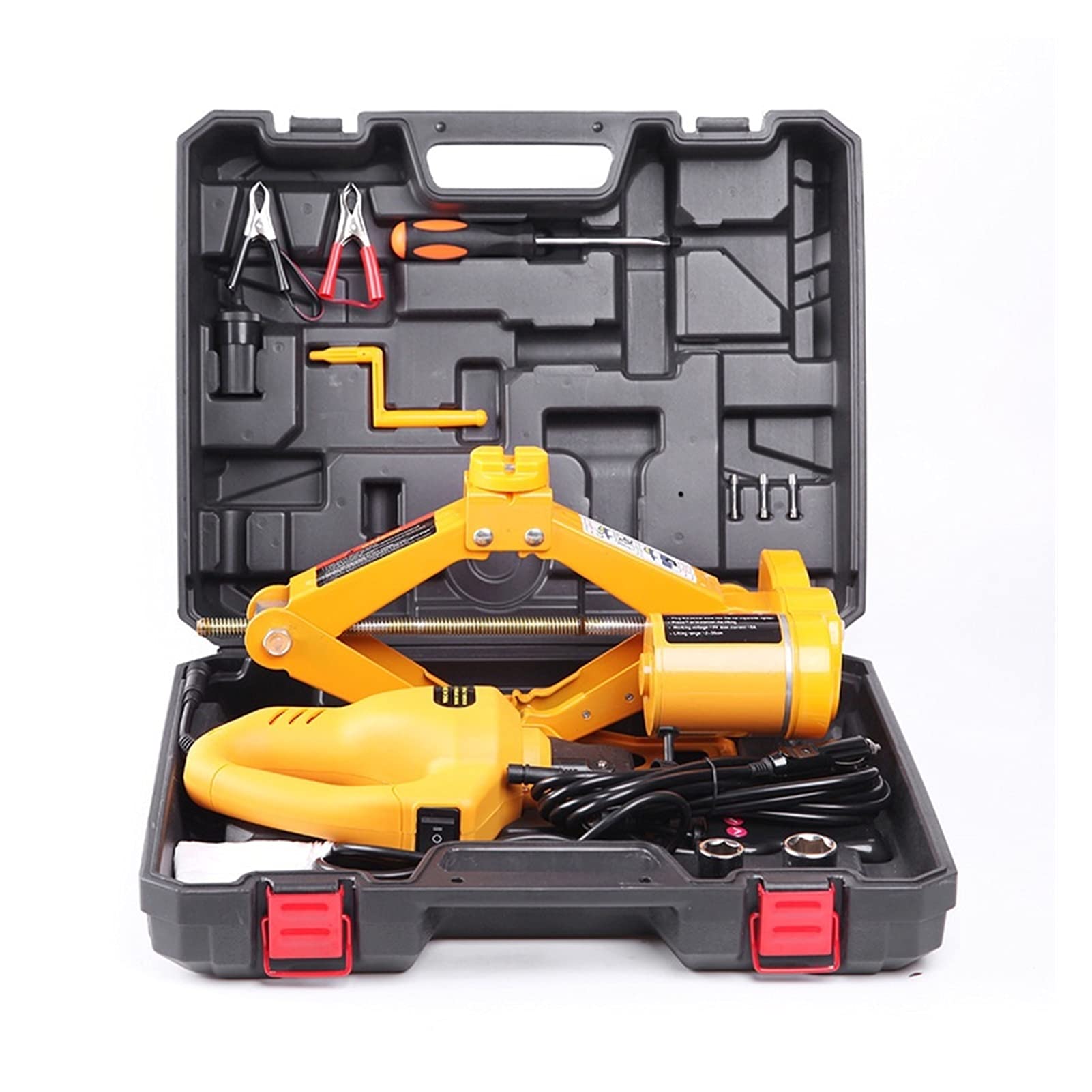 QUSYZD Trailer Jack, Scissor Car Jack 12v Hydraulic Wrench Electric Repair Lifting Power Tools,