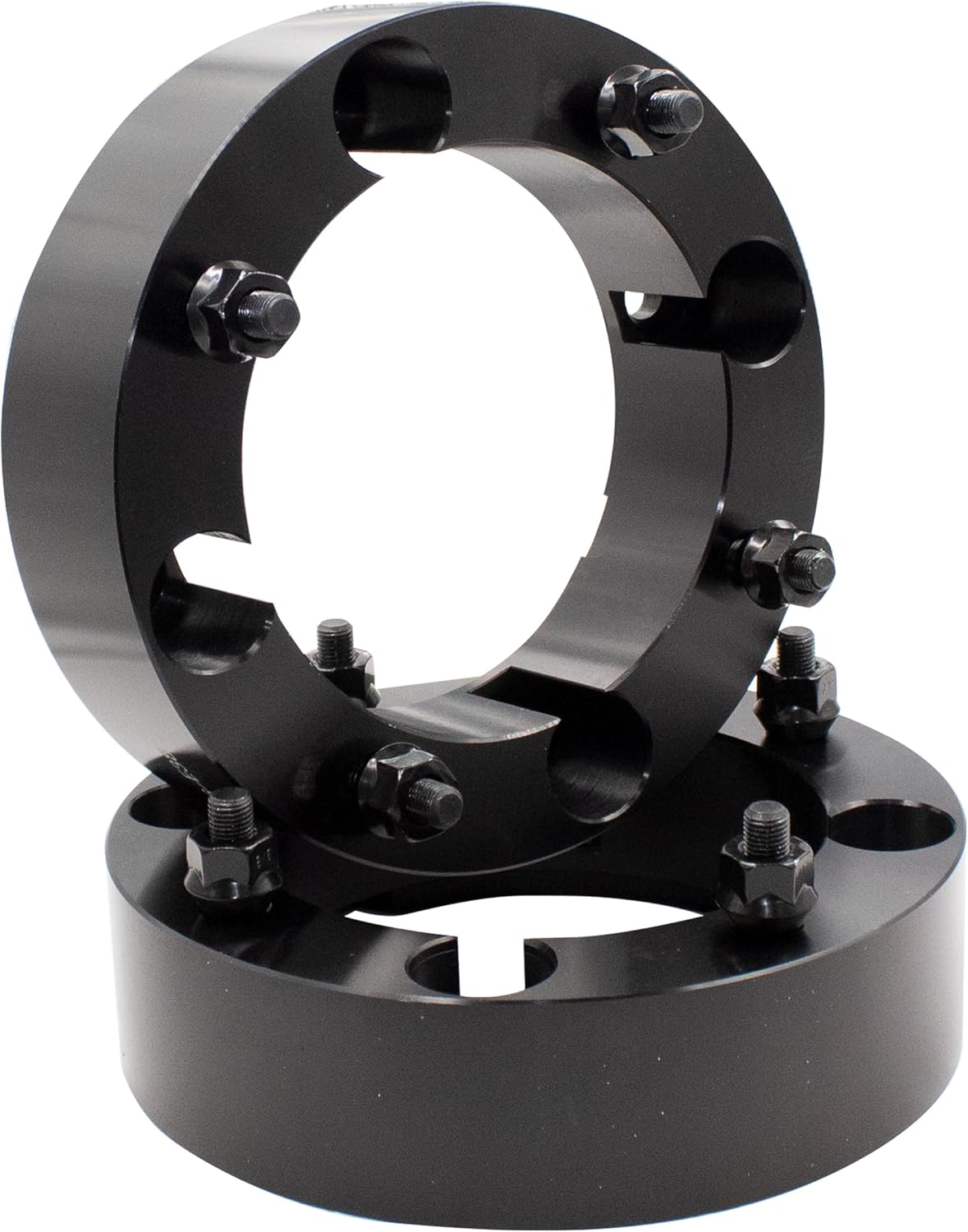 Wheel Accessories Parts 2 Pcs ATV UTV Wheel Spacers 4 on 156mm 4x156mm 1.00 Inch Thick 130mm Hub 3/8" Thread Stud Fits Polaris