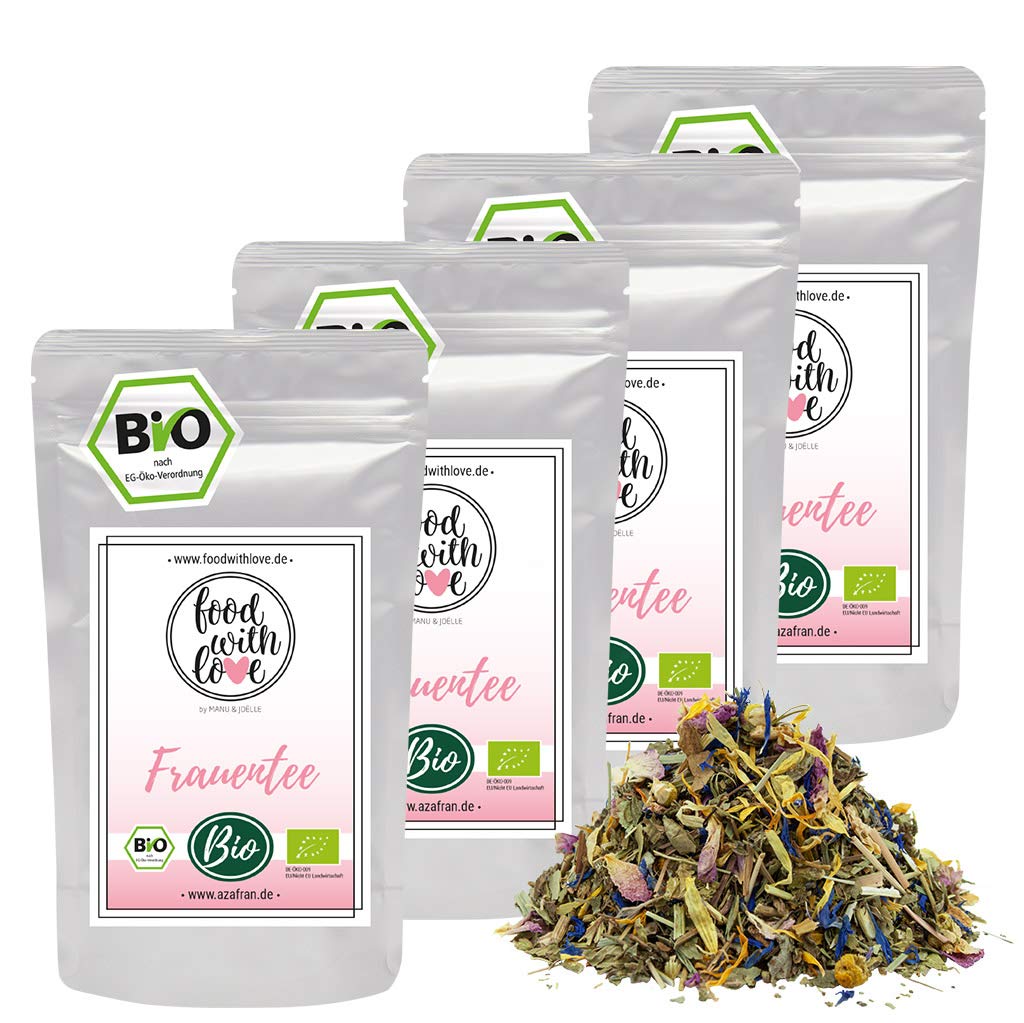 Azafran BIO Frauentee - Frauenmantel und Schafgabe Kräutertee Mischung 1kg