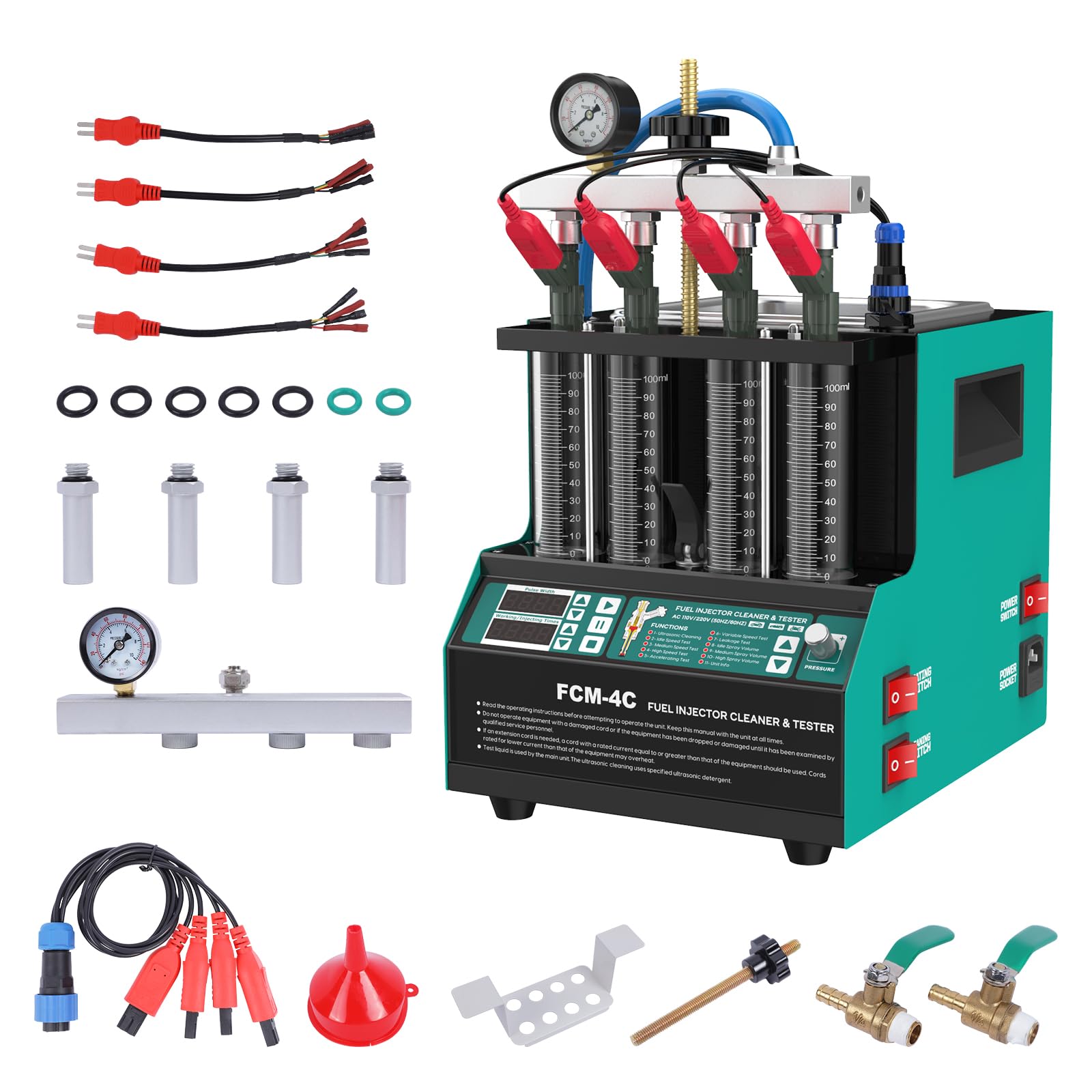 Amazon.com: Fuel Injector Cleaner Machine 4 Cylinder Ultrasonic