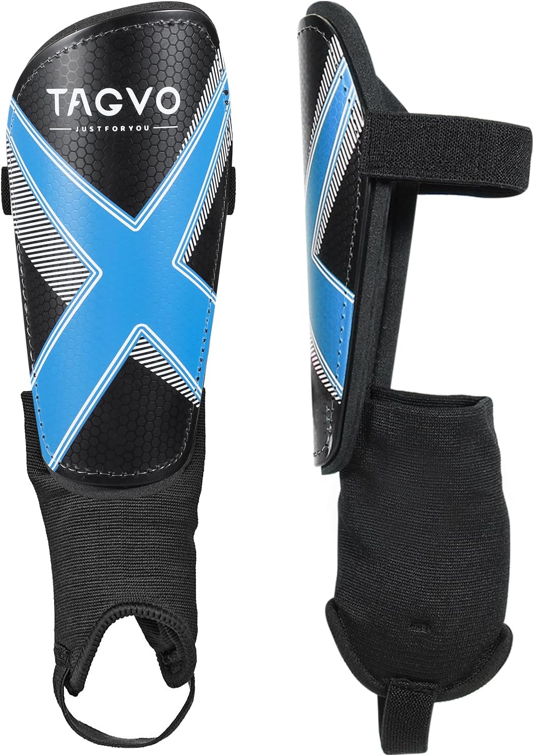 TAGVO Soccer Shin Guards for Kids Youth Protective Soccer Equipment