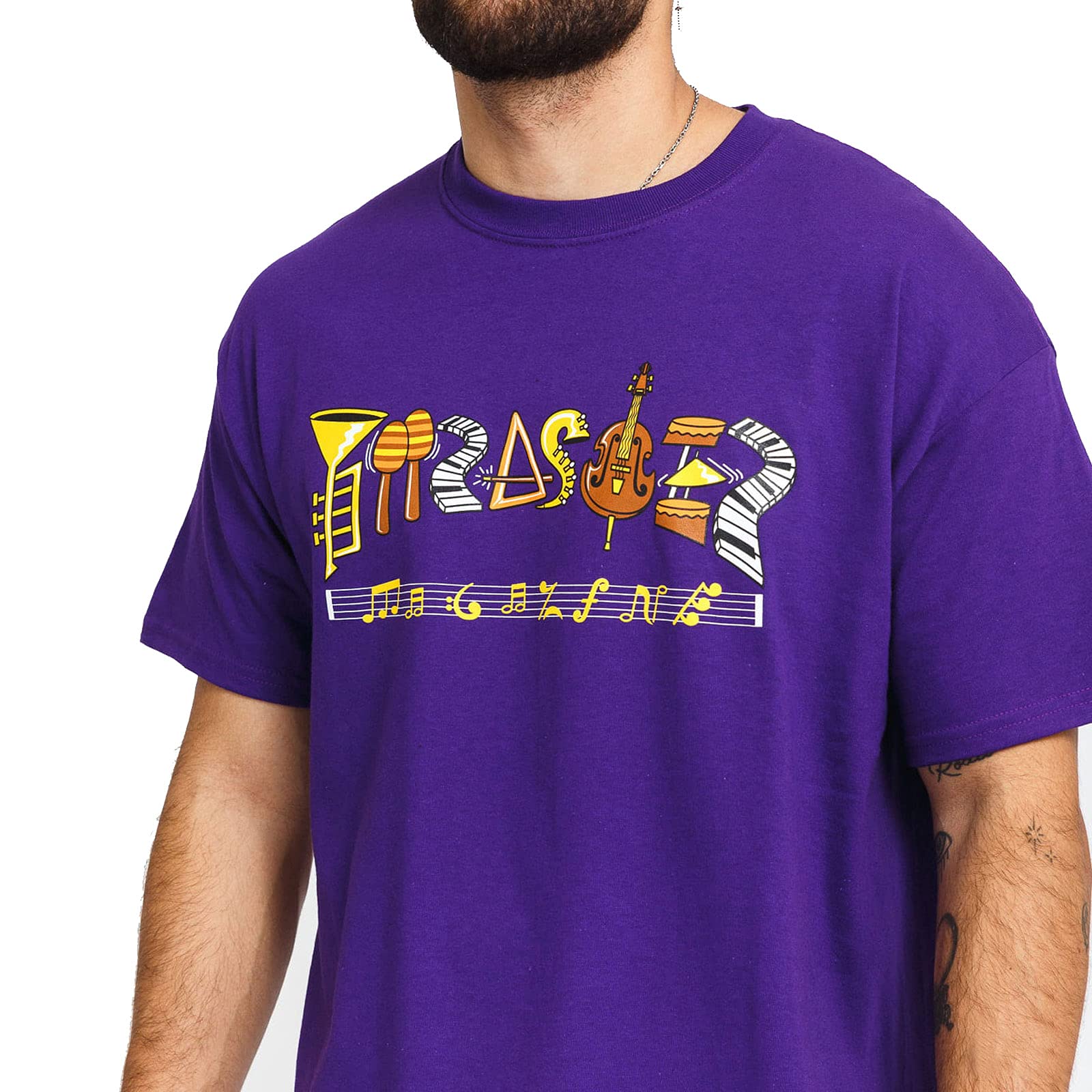 Thrasher Maglietta da uomo a maniche corte con logo Fillmore