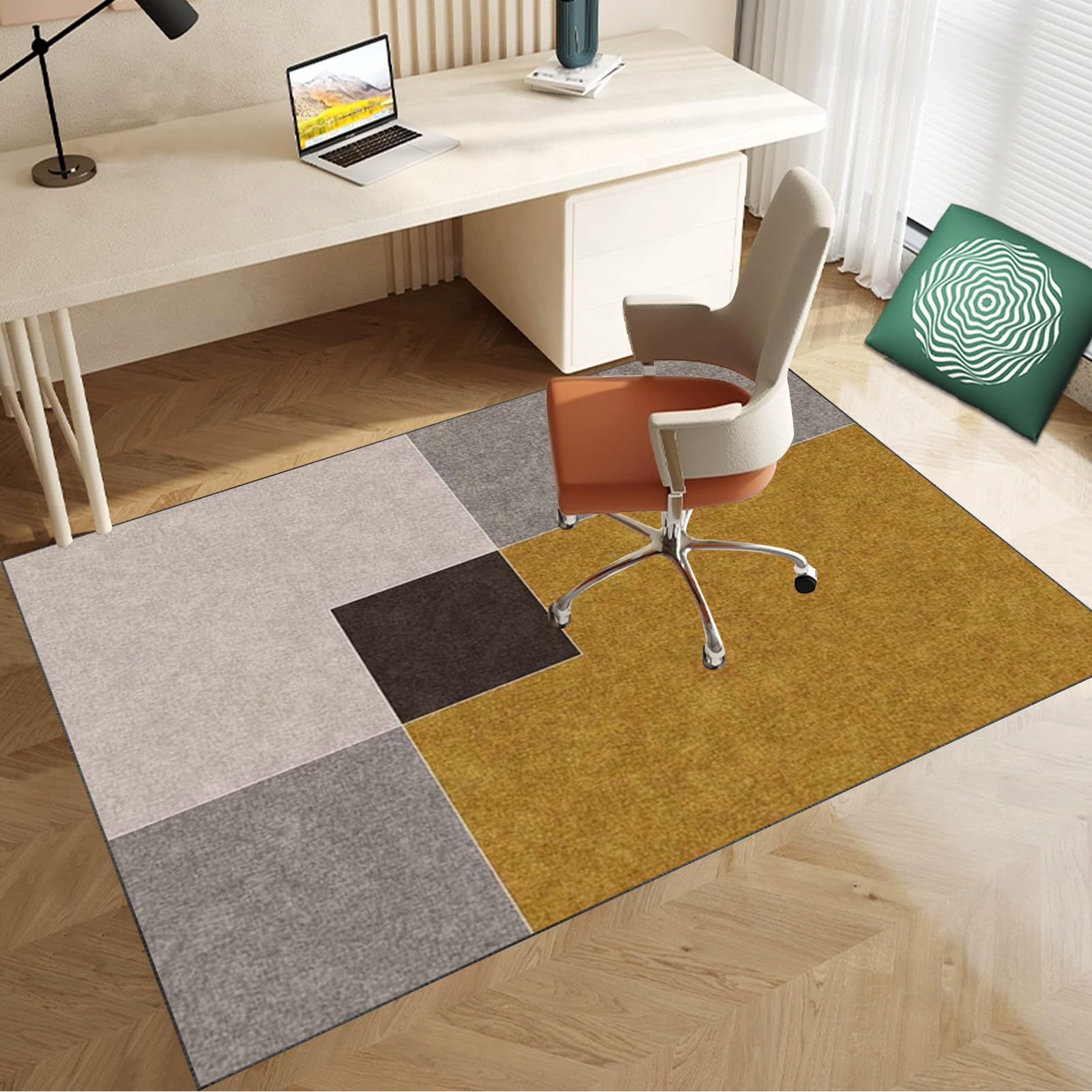 Office Chair Mat for Carpet & Hardwood Floors - 160 x 190 cm Non-slip Gaming Chair Mat for Office & Home Decor