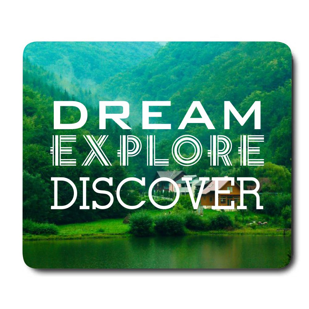 Yaya Cafe Motivational Quote Printed Mousepad - Scenic Dream Explore for Computer, Pc, Laptop (B01M4JI918) Amazon Price History, Amazon Price Tracker