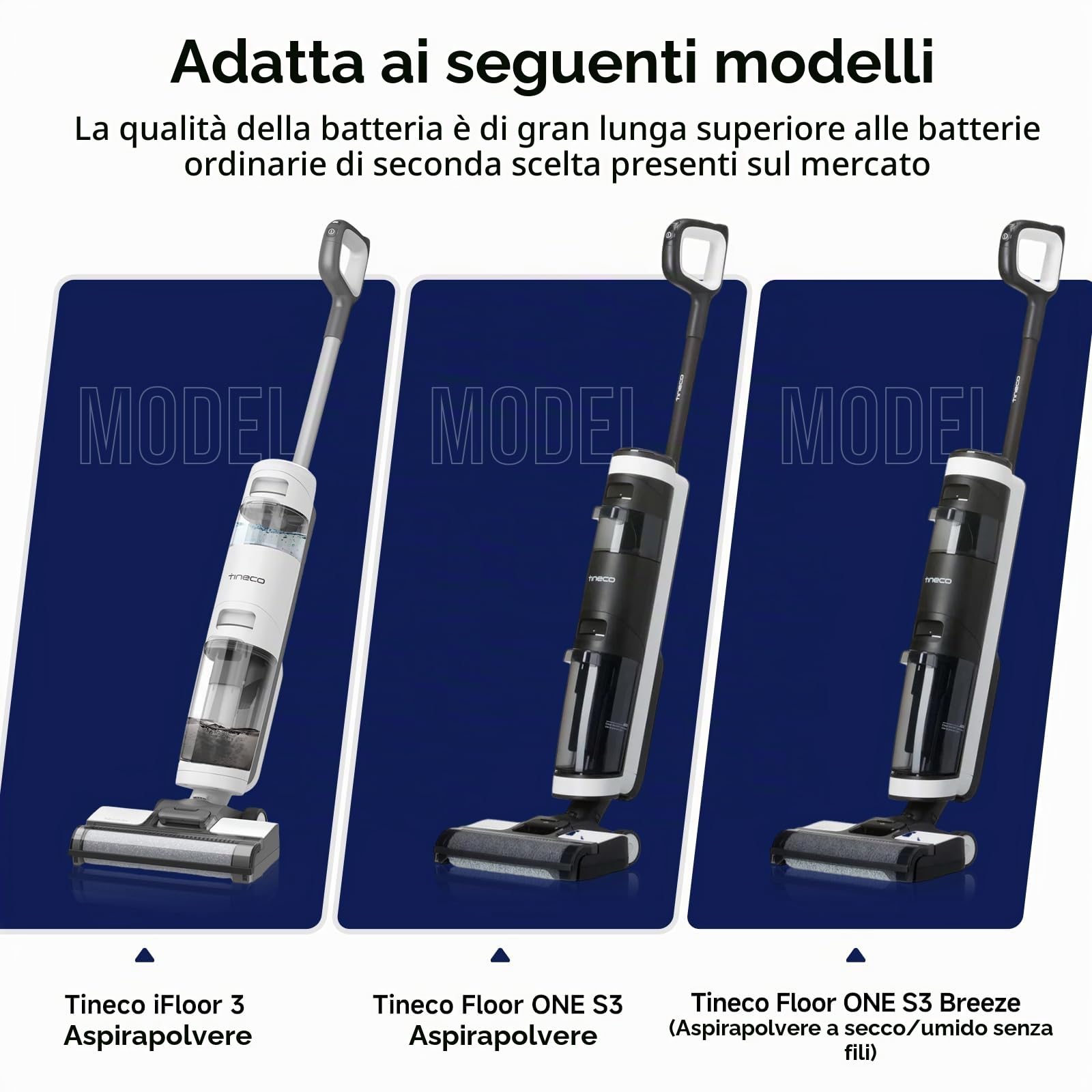 CITYORK 21,6 V 4500 mAh batteria di ricambio compatibile con Tineco Floor One S3, Floor One S3 Breeze Cordless Vacuum Cleaner