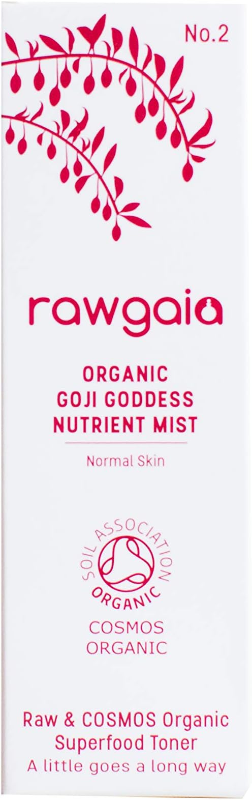 Rawgaia Organic Goji Goddess Nutrient Mist, 50 ml