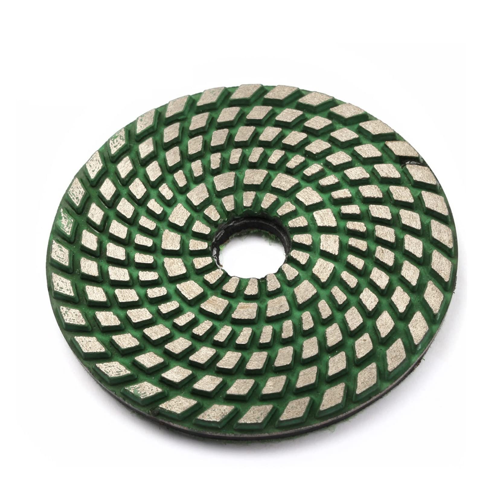 4quot;Disco abrasivo for suelo de hormigón Almohadilla de pulido de enlace de metal sinterizado 100 mm Pulido húmedo seco for abrasivo de hormigón fangzi (Size : 100)