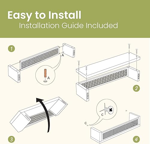 Miniatura 6 de Juego de 3 estantes flotantes para libros de guardería, estantes de pared para niños, estantería de bebé, estantería de guardería, estante de libros