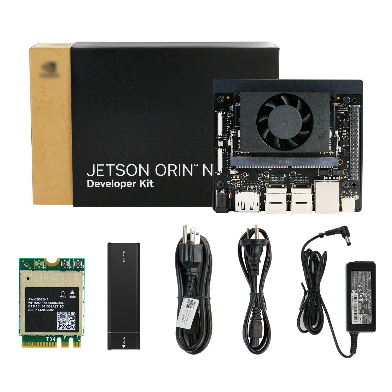 Yahboom Jetson Orin Nano Super 8GB RAM Development Kit 67 Tops 256G SSD Ubuntu 22.04 System Artificial Intelligence Robot Kit (Orin Nano 8GB Off without SSD K-it)