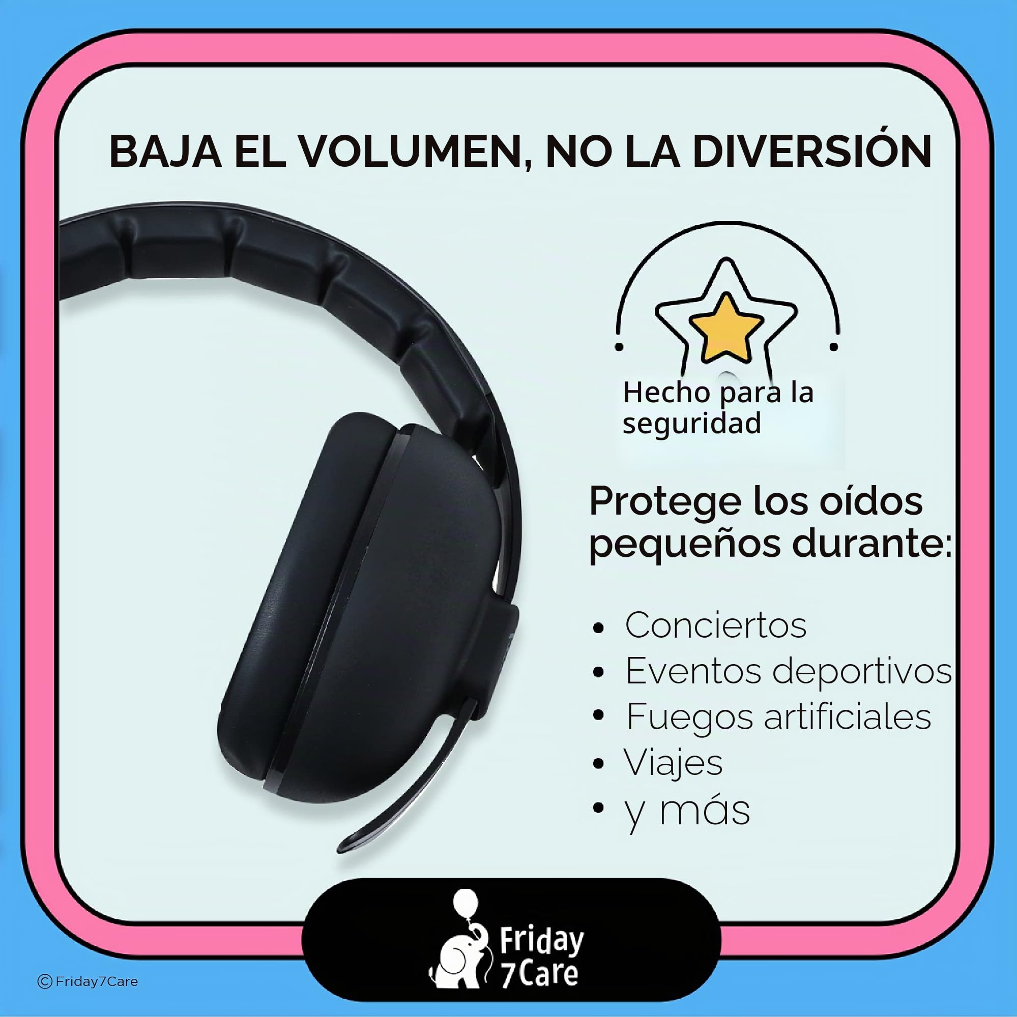 Fridaybaby - Protección para los oídos para bebés (0 - 2+ años)