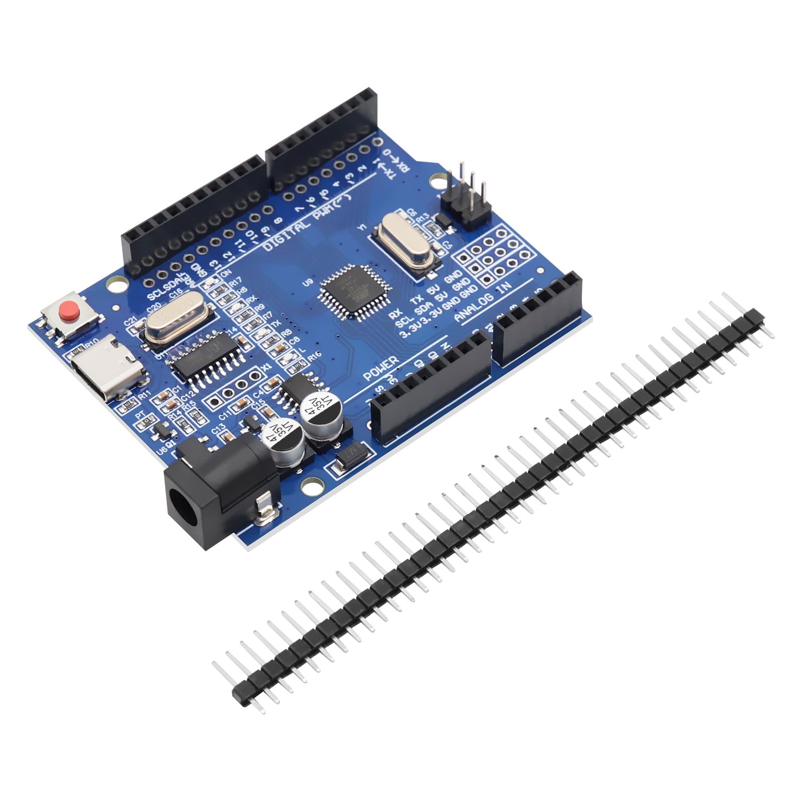 Scheda Di Sviluppo Rev3 Con Microcontrollore 328P - Compatibile Con Arduino | Ideale Per Progetti Elettronici - Foto 5