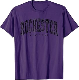 Rochester New York Vintage Retro US City State NY Travel T-Shirt