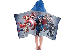 Jay Franco Marvel Avengers Hooded Bath/Pool/Beach Towel for Boys Ages 4-8