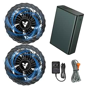 浦*丸様 空調服ファン、バッテリー Amazon.co.jp: 業界トップクラス32V高電圧出力 30000mAh ファン