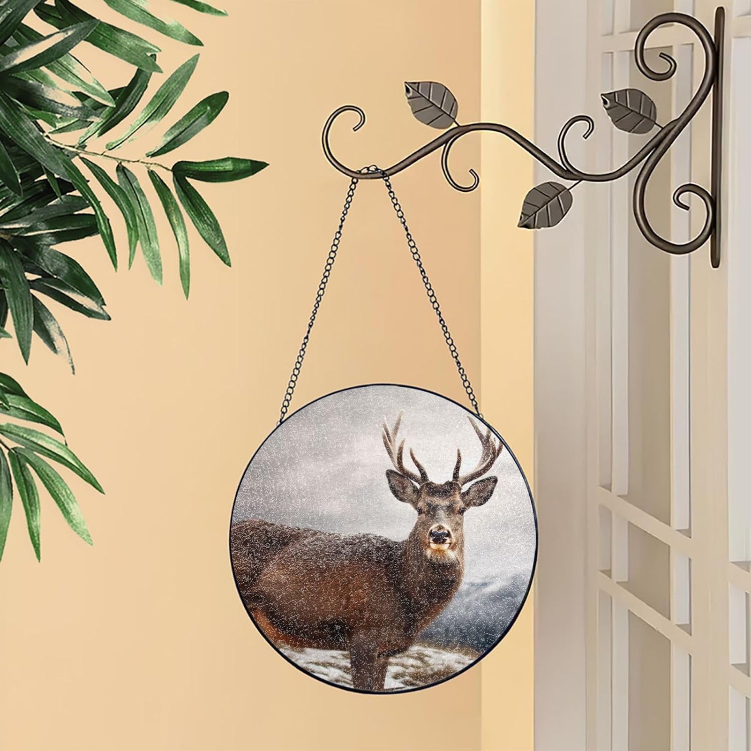 Stained Glass Window Hanging - Personalized Sun Catcher for Home Decor