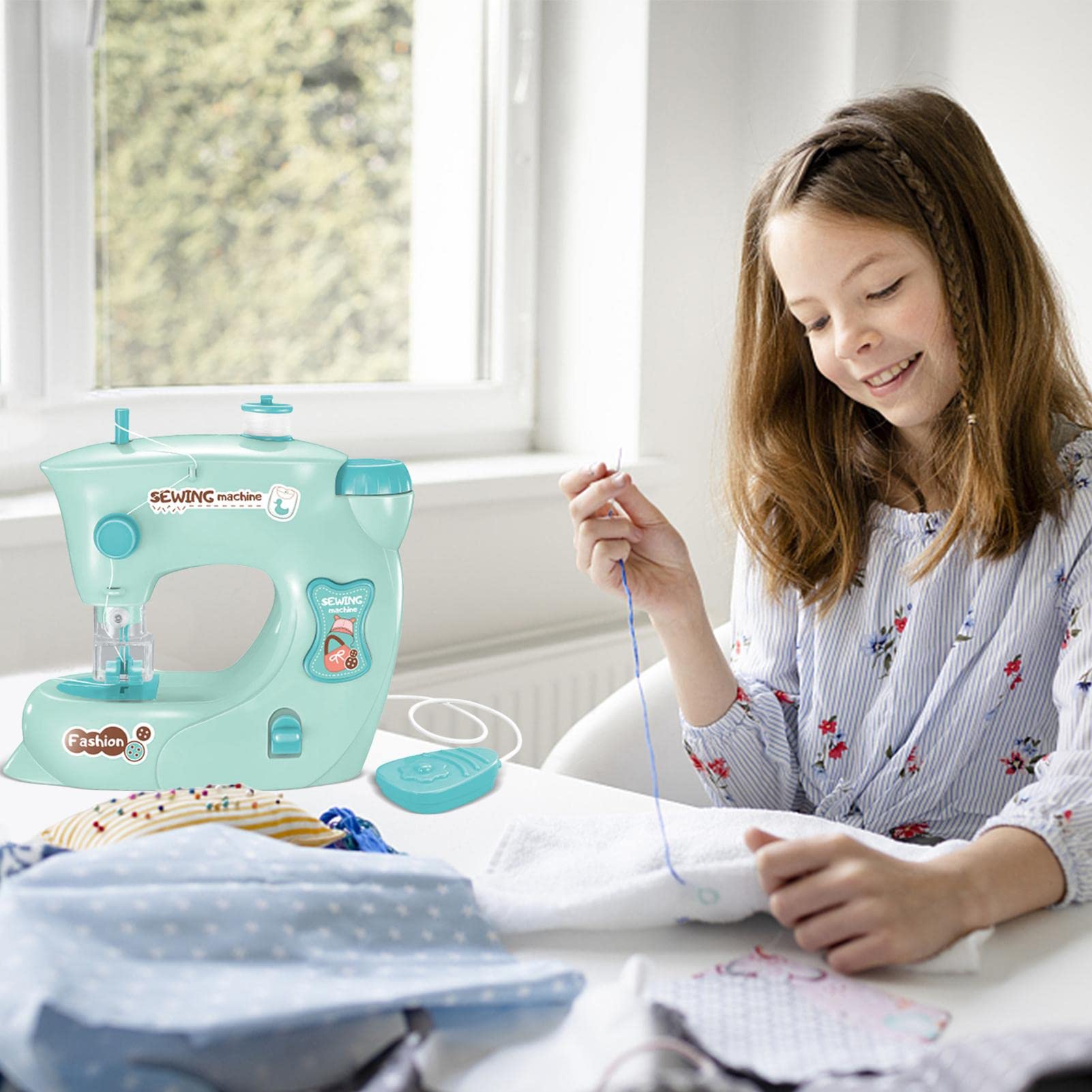 Amazon.co.jp: THRIAE 初心者のためのミシン-8〜12歳の子供用ミシン