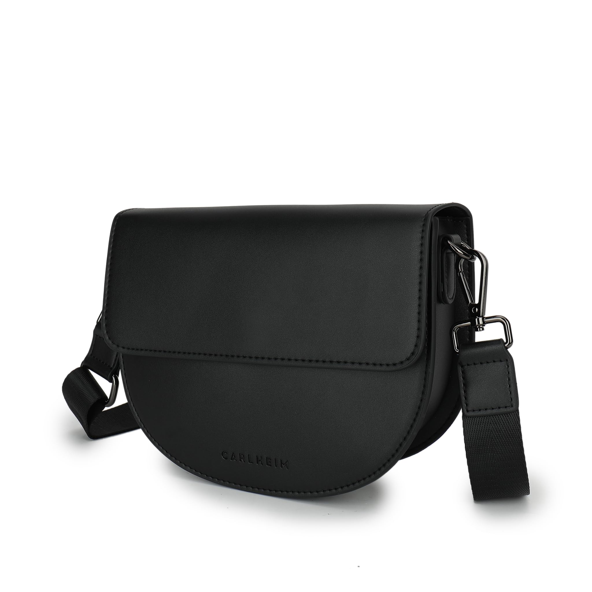 Carlheim Women's Crossbody bag SARA PU-leather premium, Black