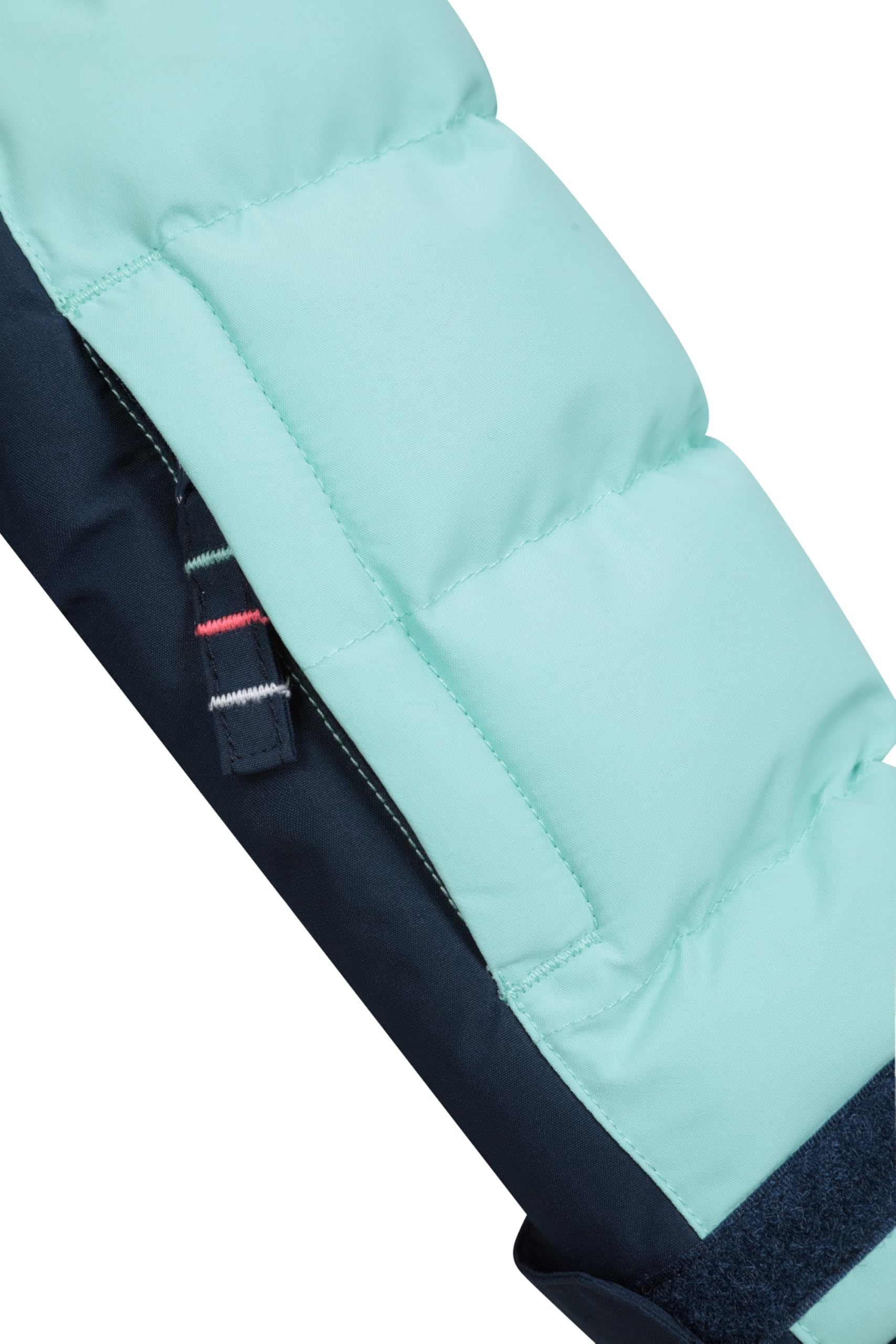 Mountain Warehouse Veste de Ski rembourrée Arctic pour Enfant - Résistante à l'eau, Jupe Pare-Neige intégrée, Isolation en Microfibre, Capuche détachable, Hiver