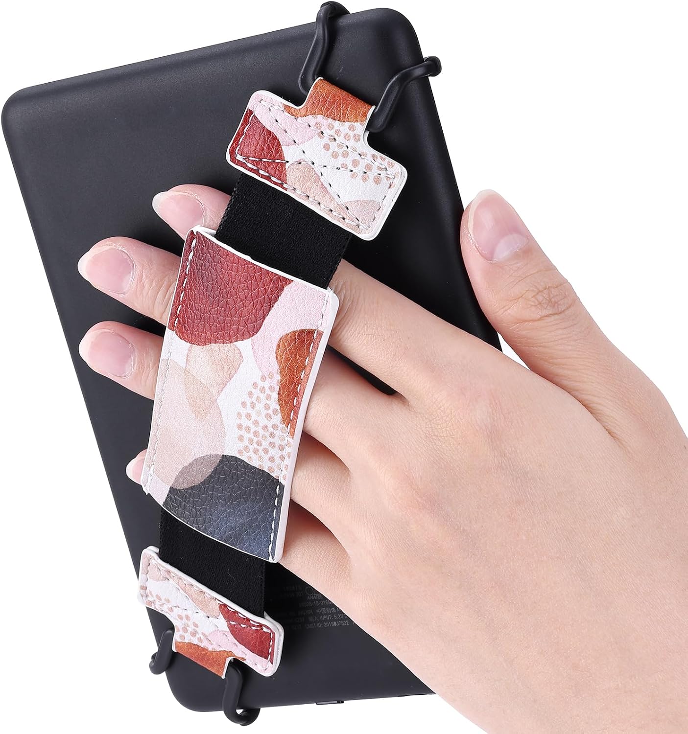 Secure Hand Strap for Kindle and Tablet - High Elasticity Finger Grip Holder Accessories for 6-8 Inches E-Book Tablet.