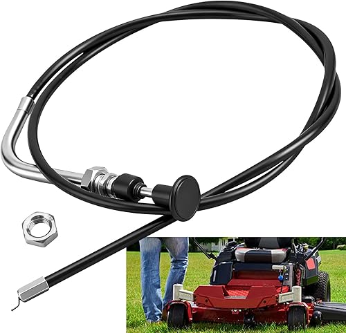 Cable de estrangulador 112-9753 compatible con cortacésped Toro Timecutter 74365 74366 74374 74386 74387, 112-9753 Cable de estrangulador Exmark