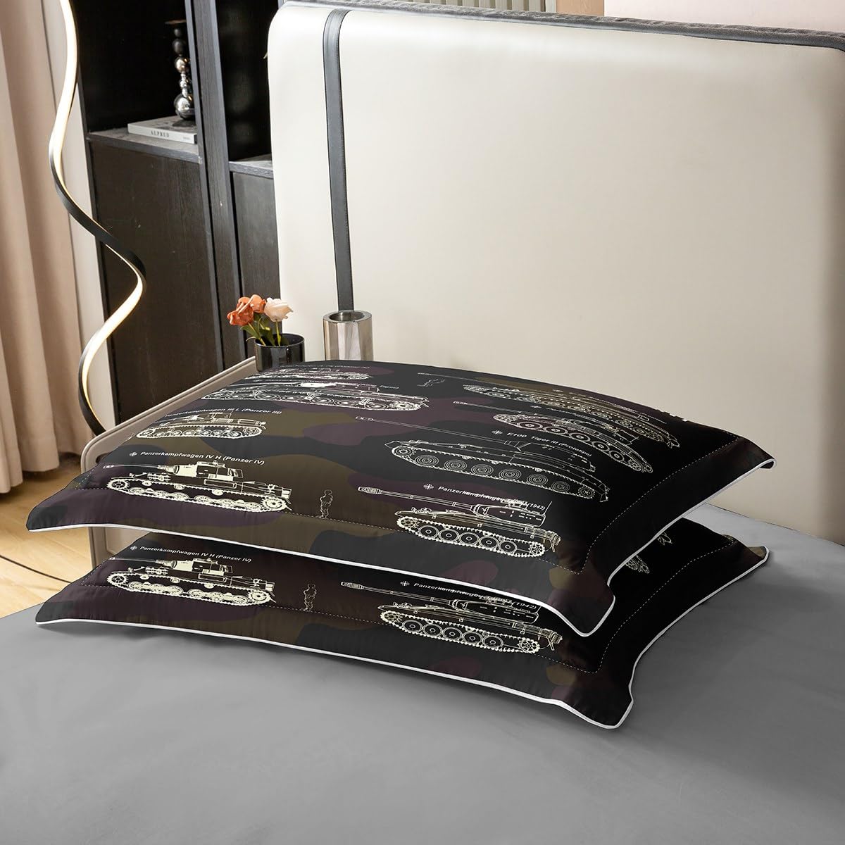 Überwurfdecke Mit Camouflage-Motiv – Flauschig, Sherpa-Innenseite, Für Couch, Sofa & Bett – Verschiedene Größen