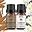 yethious Jasmine Sandalwood Essential Oil 100% Pure Organic Essential Oil Set for Aromatherapy Diffuser, Soap, Candle Making