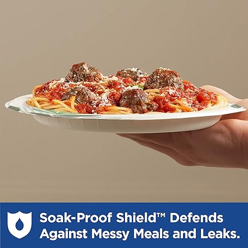 Miniatura 5 de Dixie - Platos de papel de peso medio de 85 pulgadas de GP PRO Georgia-Pacific Pathways UX9P300 300 unidades 50 platos por paquete 6 fundas por caja