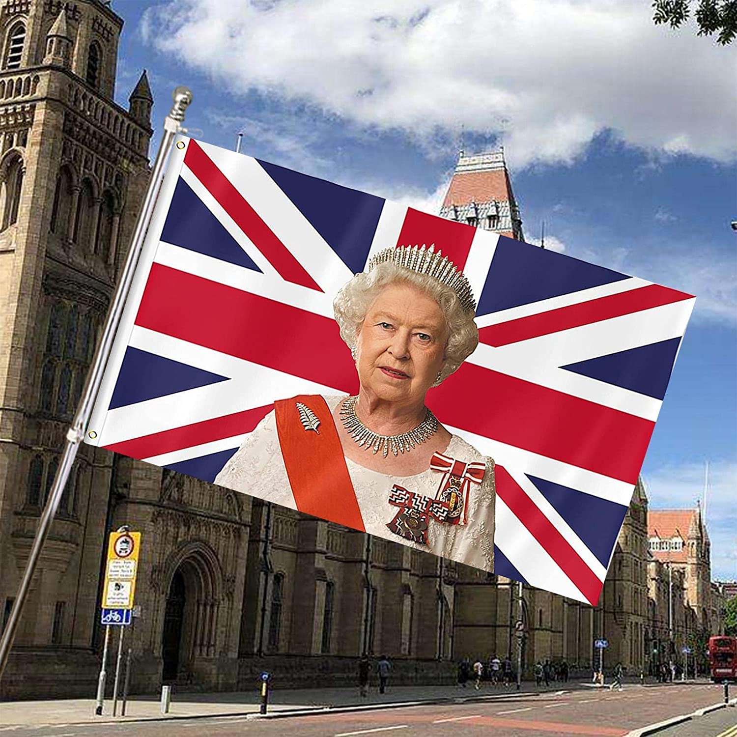 ガーランド ユニオンジャック 英国旗 プラチナジュビリー エリザベス