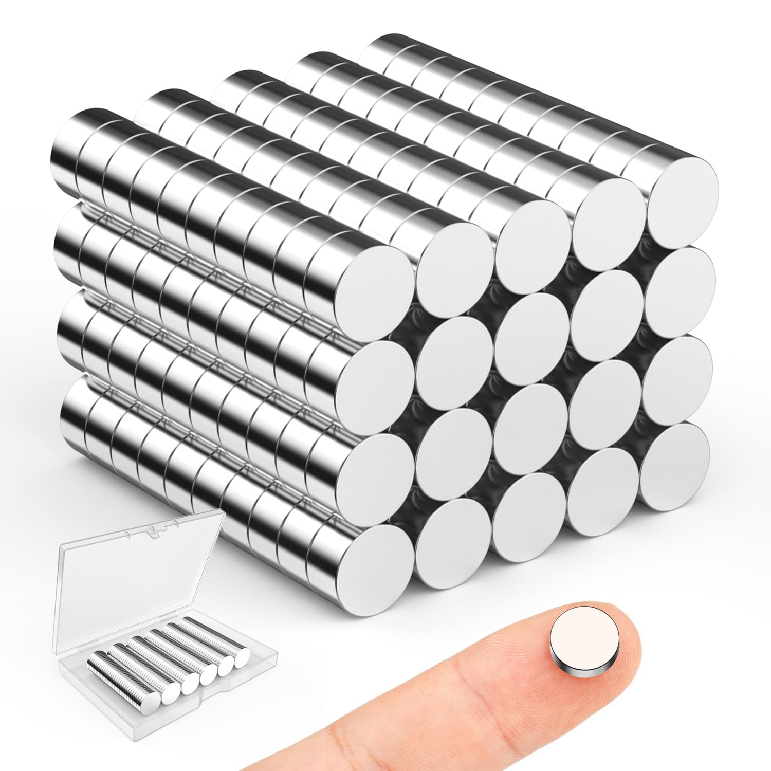 Small Magnets for Crafts, 10x3 mm Round Magnets 100 Pack — Amazon image 27